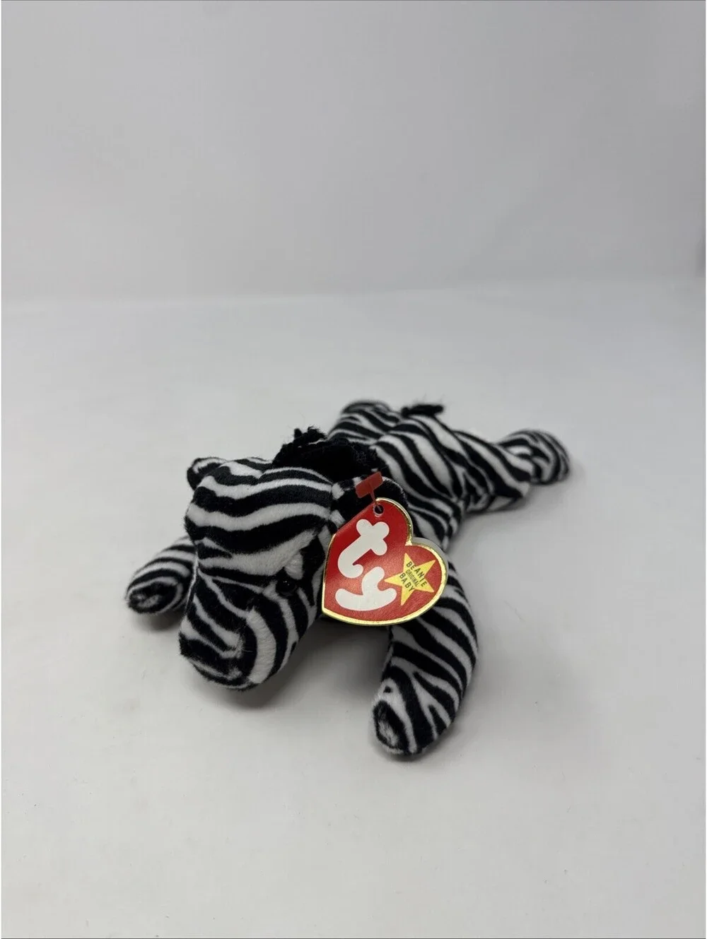 Ziggy Zebra Beanie Babies With Tag Animal Baby Adorable Collectable Stuffed Toy